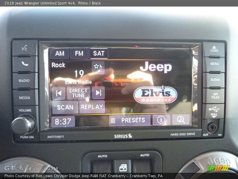 Rhino / Black 2018 Jeep Wrangler Unlimited Sport 4x4