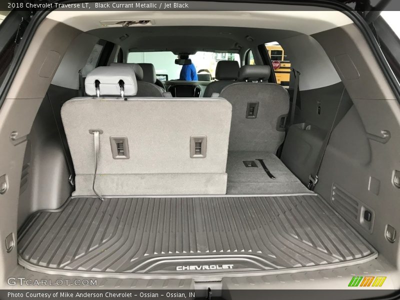 Black Currant Metallic / Jet Black 2018 Chevrolet Traverse LT
