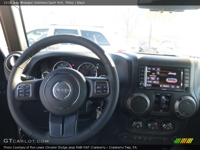 Rhino / Black 2018 Jeep Wrangler Unlimited Sport 4x4