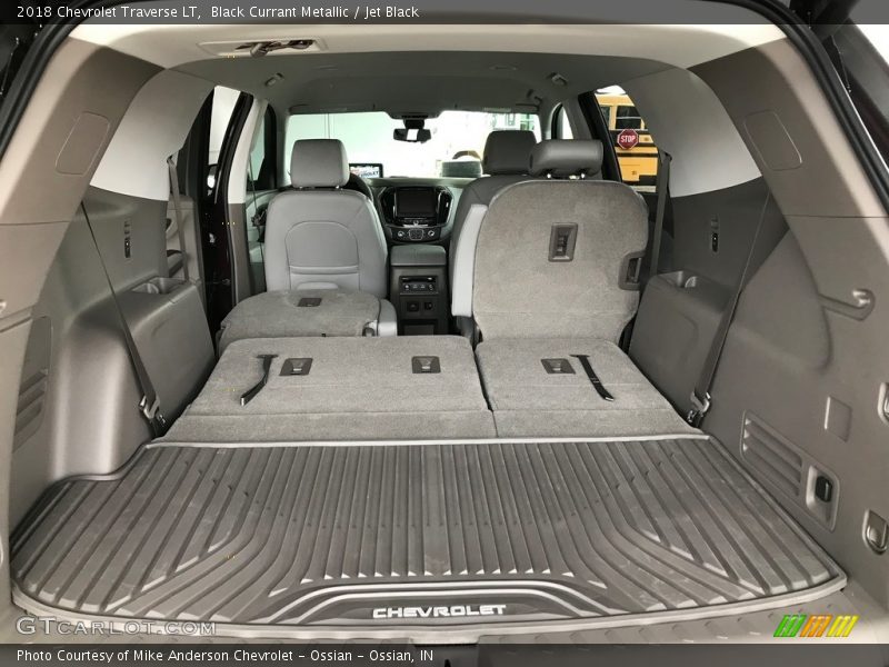 Black Currant Metallic / Jet Black 2018 Chevrolet Traverse LT