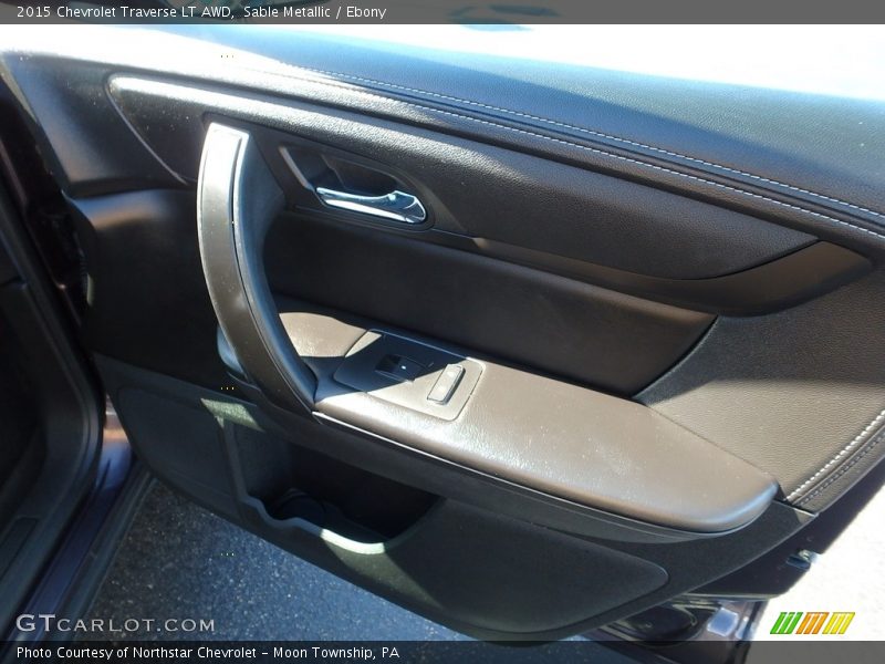 Sable Metallic / Ebony 2015 Chevrolet Traverse LT AWD