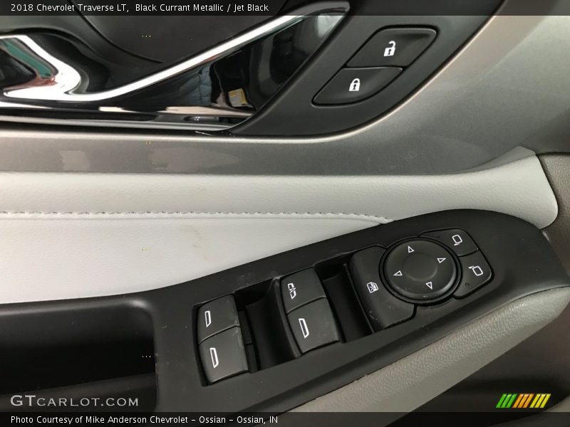 Black Currant Metallic / Jet Black 2018 Chevrolet Traverse LT