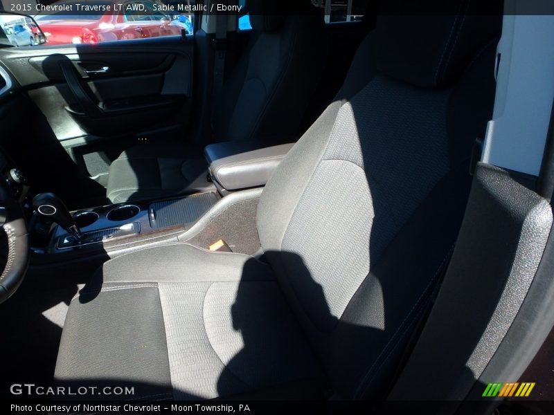 Sable Metallic / Ebony 2015 Chevrolet Traverse LT AWD