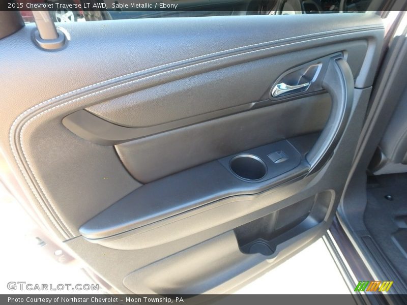 Sable Metallic / Ebony 2015 Chevrolet Traverse LT AWD