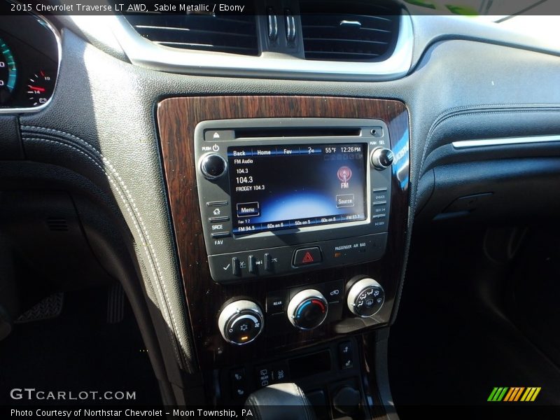 Sable Metallic / Ebony 2015 Chevrolet Traverse LT AWD
