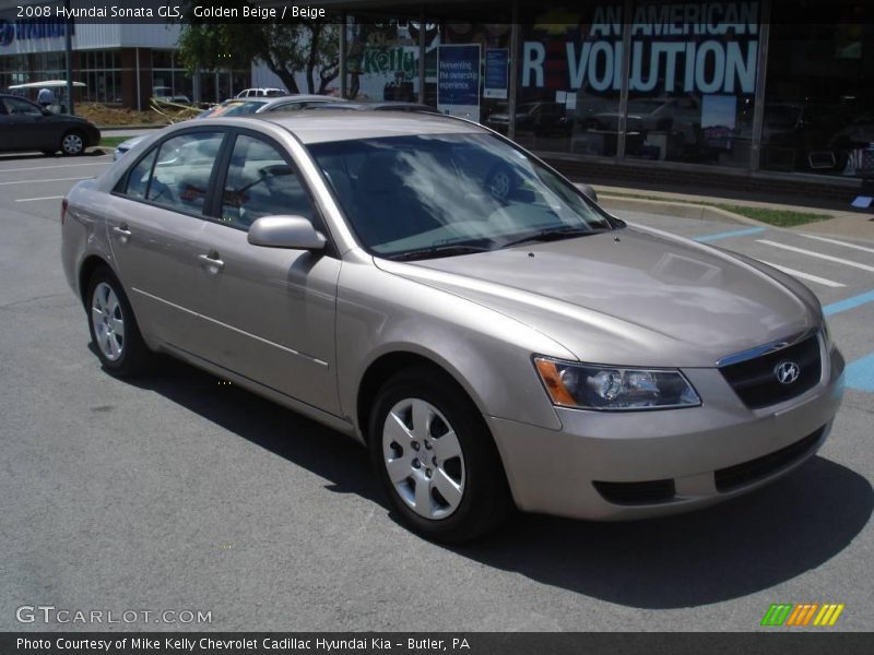 Golden Beige / Beige 2008 Hyundai Sonata GLS