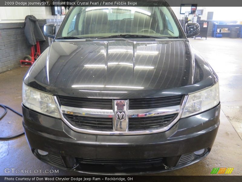 Brilliant Black Crystal Pearl / Pastel Pebble Beige 2009 Dodge Journey SXT