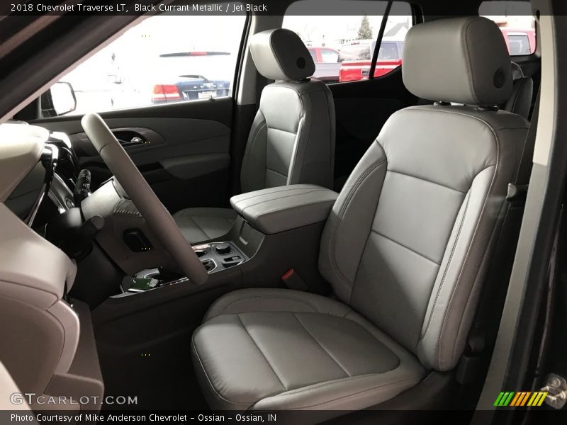 Black Currant Metallic / Jet Black 2018 Chevrolet Traverse LT