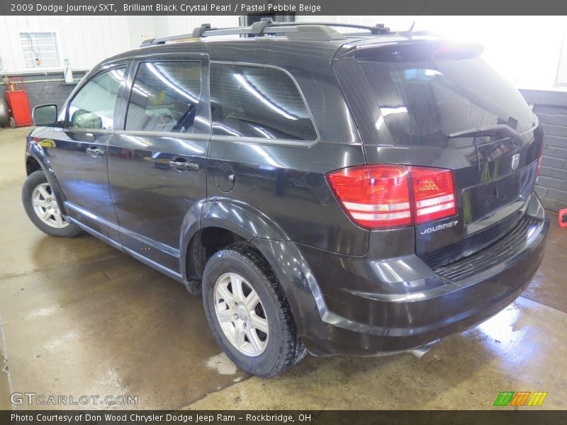 Brilliant Black Crystal Pearl / Pastel Pebble Beige 2009 Dodge Journey SXT