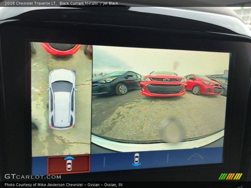 Black Currant Metallic / Jet Black 2018 Chevrolet Traverse LT
