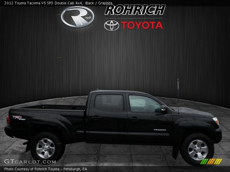 Black / Graphite 2012 Toyota Tacoma V6 SR5 Double Cab 4x4