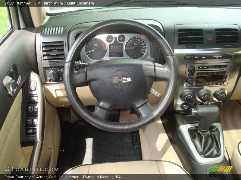Birch White / Light Cashmere 2007 Hummer H3 X
