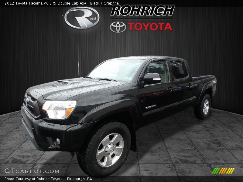 Black / Graphite 2012 Toyota Tacoma V6 SR5 Double Cab 4x4