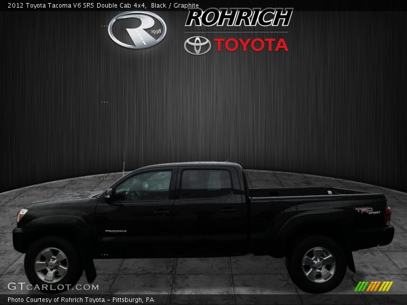 Black / Graphite 2012 Toyota Tacoma V6 SR5 Double Cab 4x4
