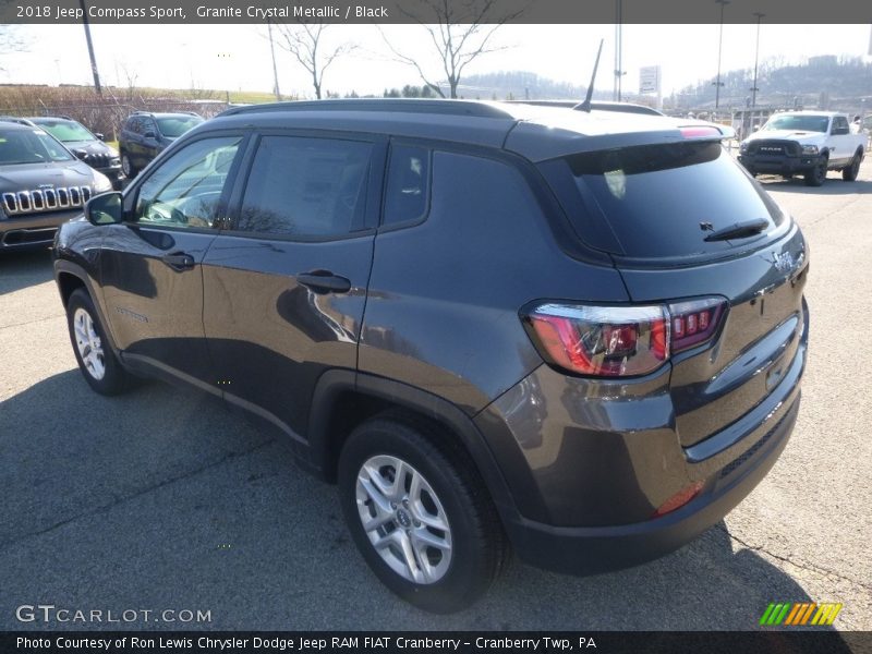 Granite Crystal Metallic / Black 2018 Jeep Compass Sport