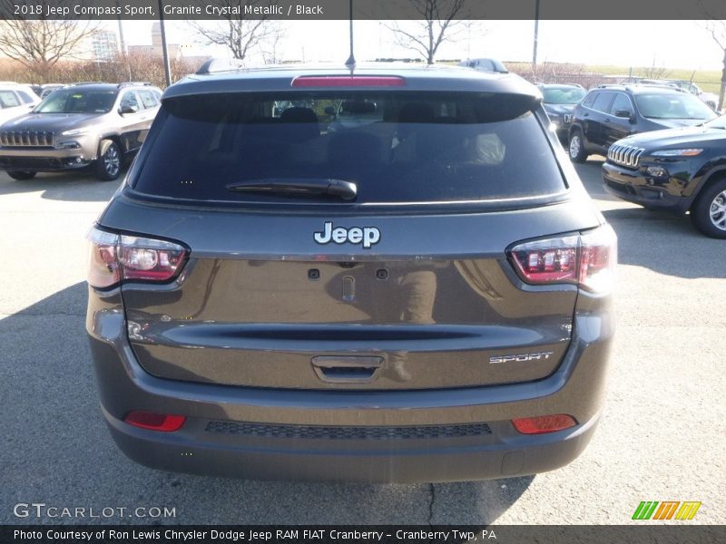 Granite Crystal Metallic / Black 2018 Jeep Compass Sport