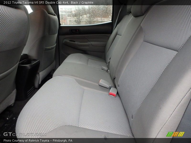 Black / Graphite 2012 Toyota Tacoma V6 SR5 Double Cab 4x4