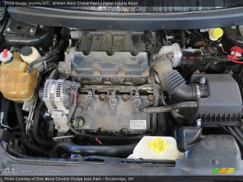 Brilliant Black Crystal Pearl / Pastel Pebble Beige 2009 Dodge Journey SXT