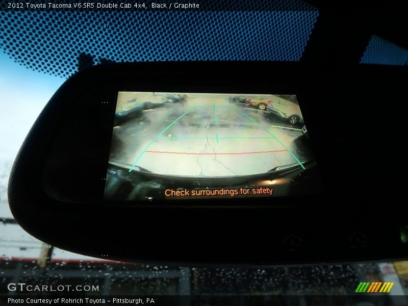 Black / Graphite 2012 Toyota Tacoma V6 SR5 Double Cab 4x4