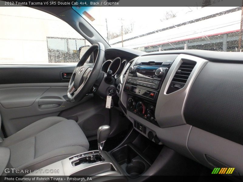 Black / Graphite 2012 Toyota Tacoma V6 SR5 Double Cab 4x4