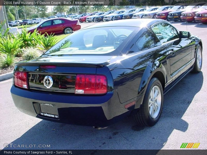 Black / Medium Parchment 2008 Ford Mustang V6 Deluxe Coupe