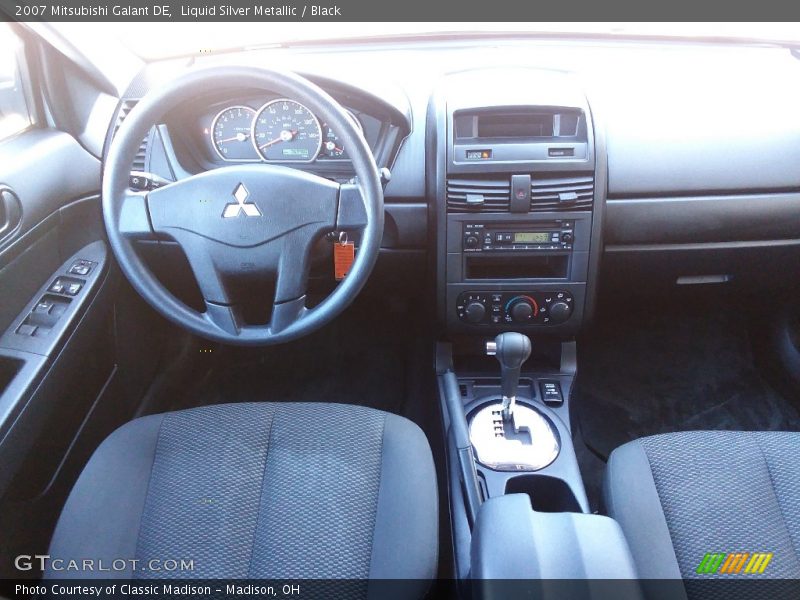 Liquid Silver Metallic / Black 2007 Mitsubishi Galant DE