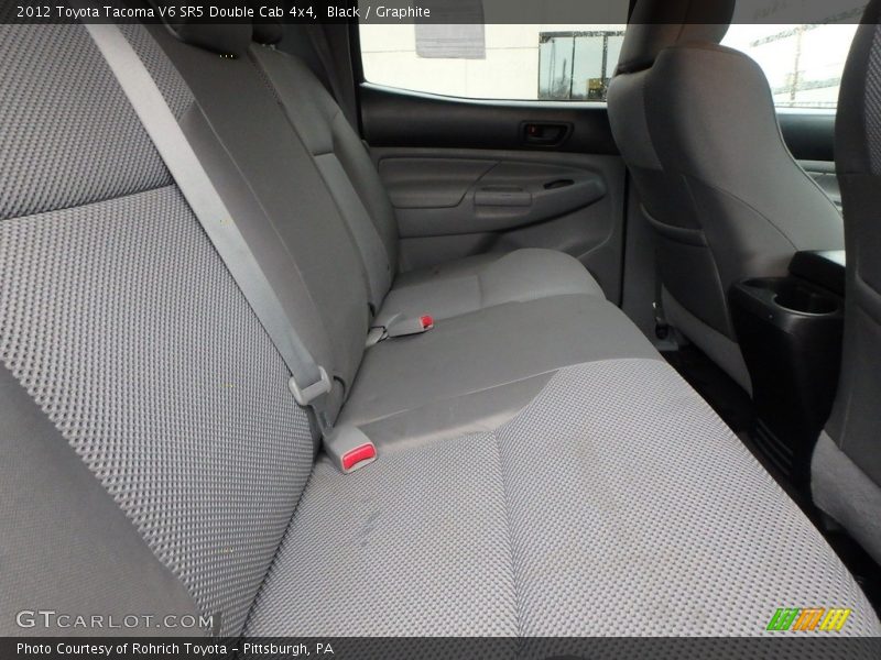 Black / Graphite 2012 Toyota Tacoma V6 SR5 Double Cab 4x4
