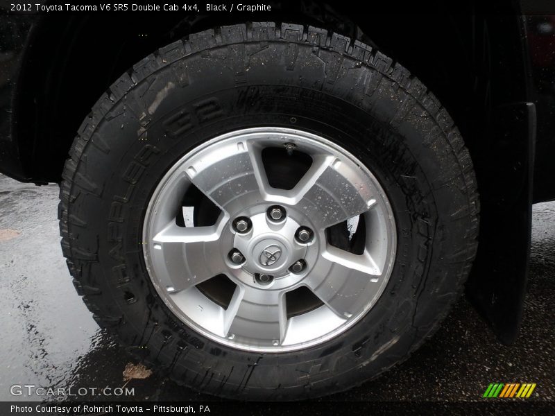 Black / Graphite 2012 Toyota Tacoma V6 SR5 Double Cab 4x4