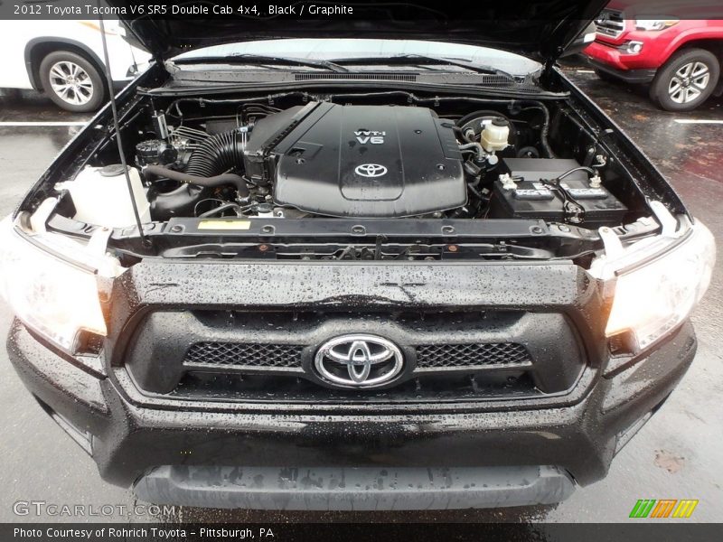 Black / Graphite 2012 Toyota Tacoma V6 SR5 Double Cab 4x4