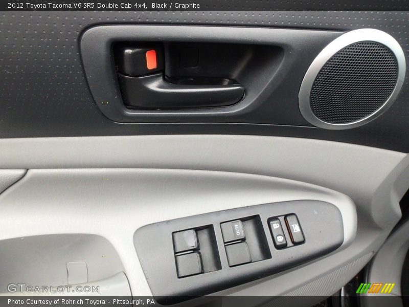 Black / Graphite 2012 Toyota Tacoma V6 SR5 Double Cab 4x4