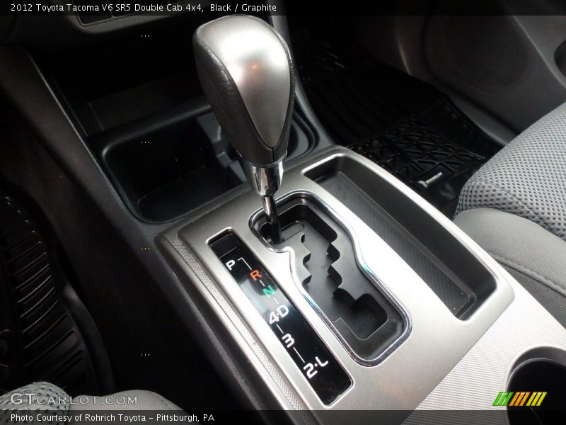 Black / Graphite 2012 Toyota Tacoma V6 SR5 Double Cab 4x4