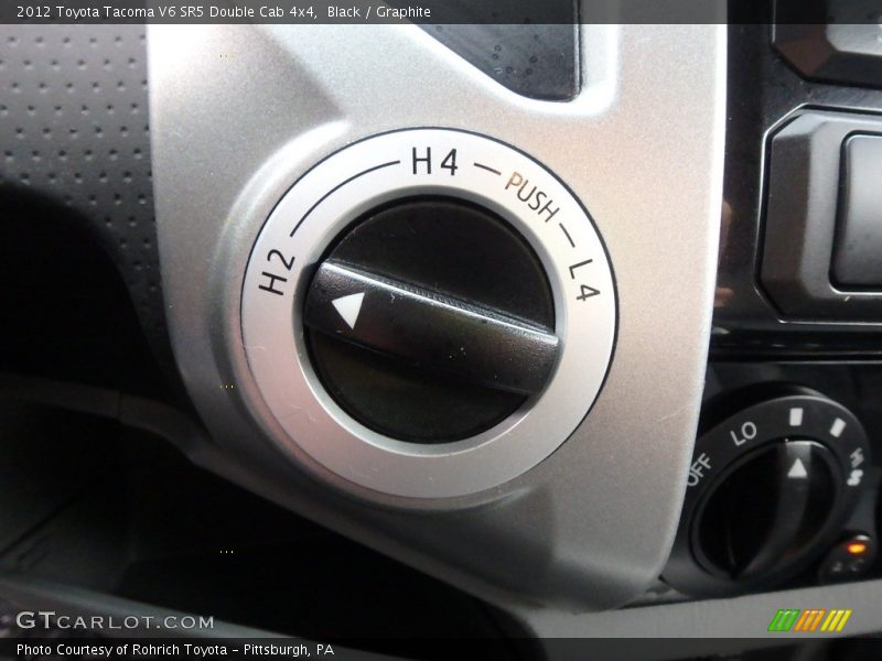 Black / Graphite 2012 Toyota Tacoma V6 SR5 Double Cab 4x4
