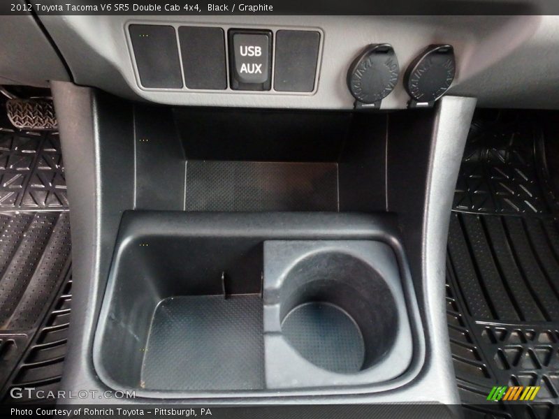 Black / Graphite 2012 Toyota Tacoma V6 SR5 Double Cab 4x4