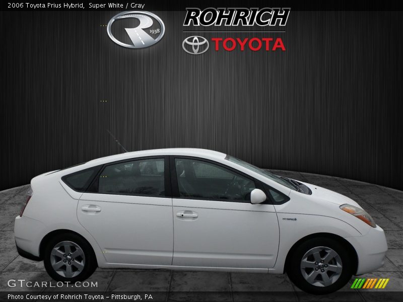 Super White / Gray 2006 Toyota Prius Hybrid
