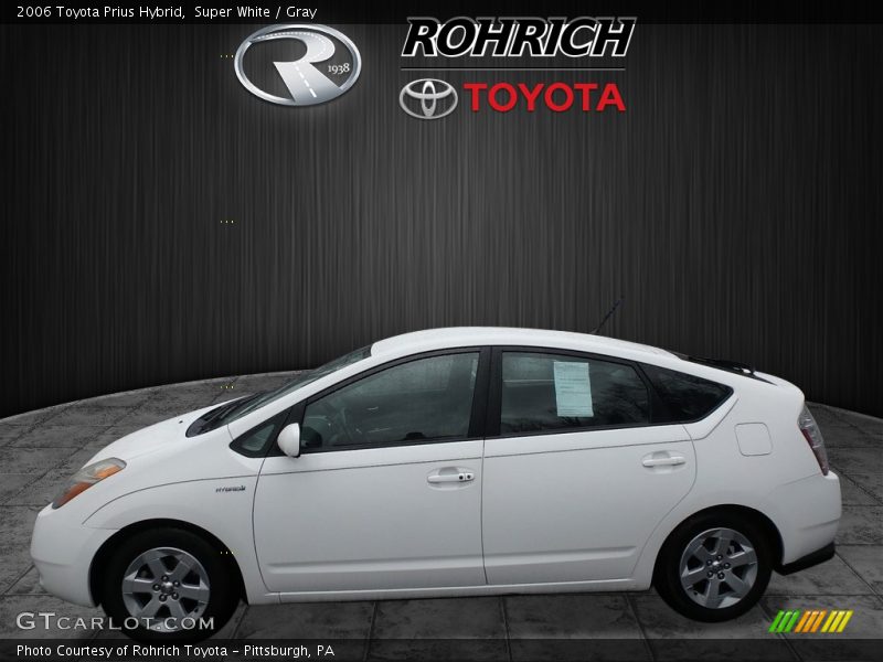 Super White / Gray 2006 Toyota Prius Hybrid