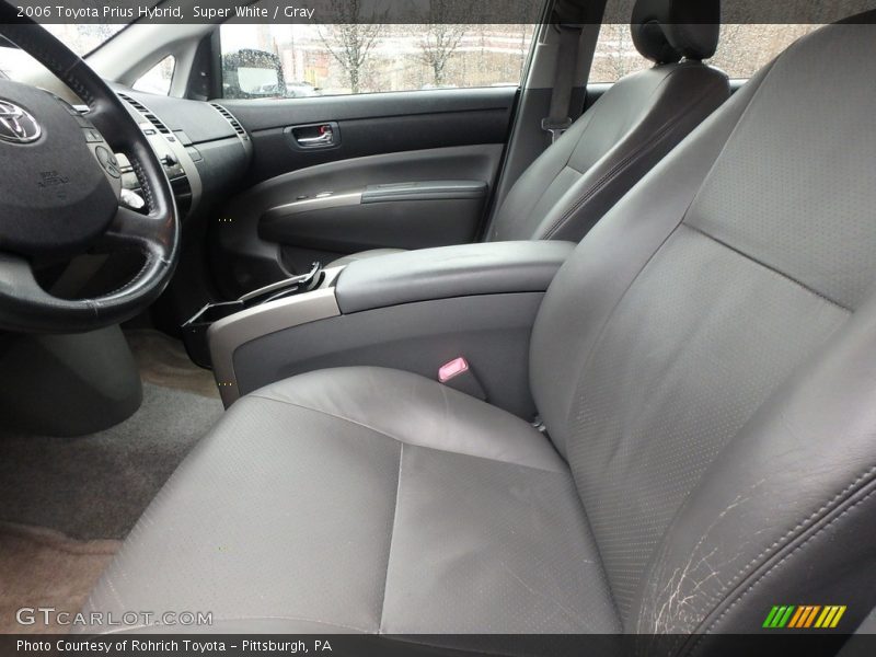 Super White / Gray 2006 Toyota Prius Hybrid