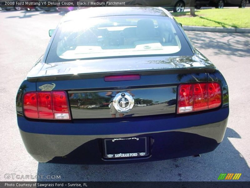 Black / Medium Parchment 2008 Ford Mustang V6 Deluxe Coupe