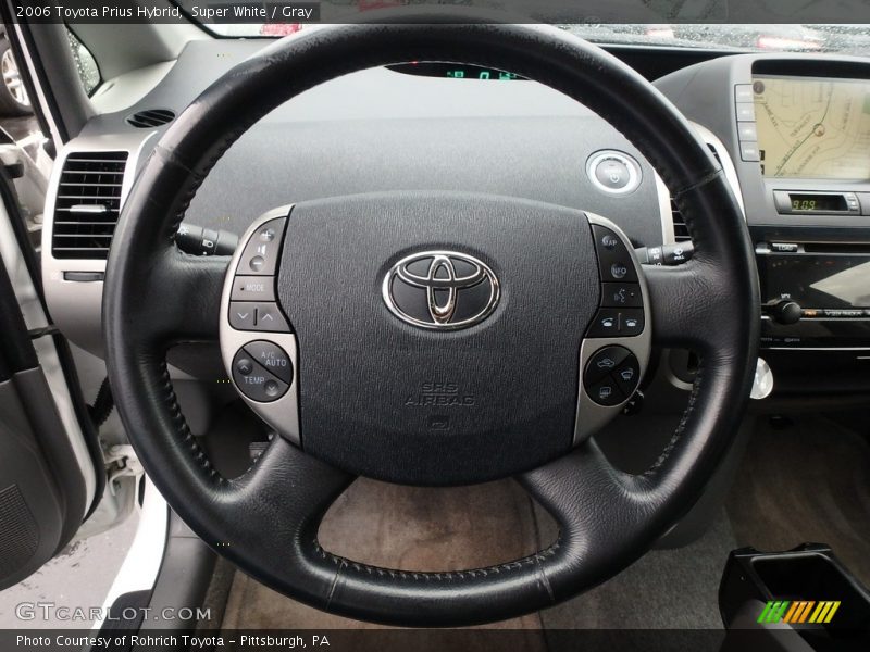 Super White / Gray 2006 Toyota Prius Hybrid