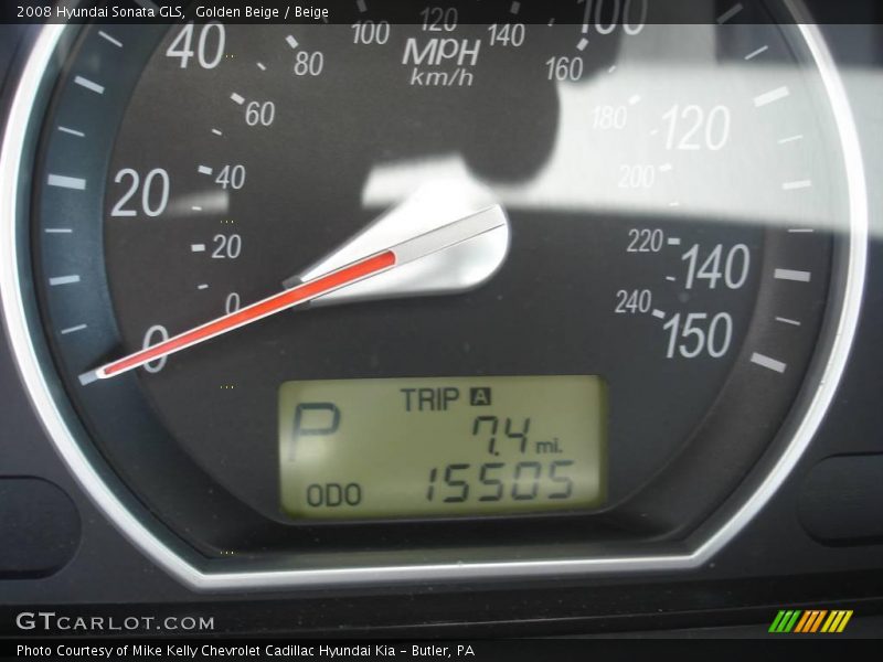 Golden Beige / Beige 2008 Hyundai Sonata GLS