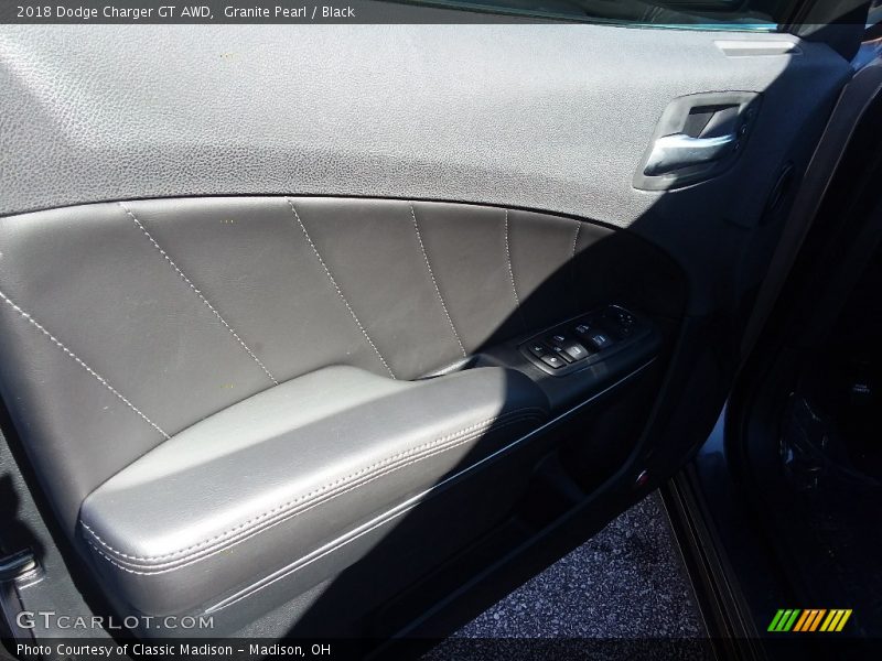 Granite Pearl / Black 2018 Dodge Charger GT AWD