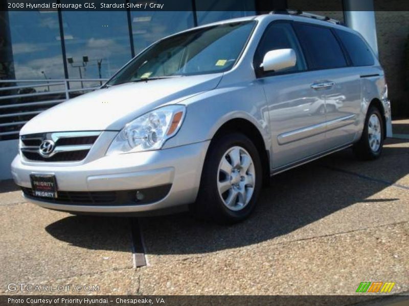 Stardust Silver / Gray 2008 Hyundai Entourage GLS