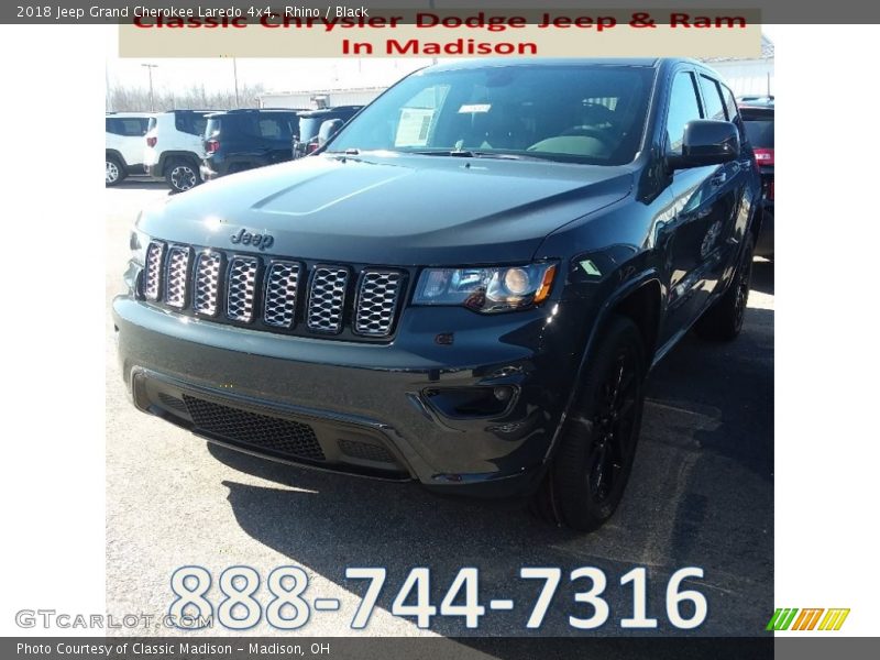 Rhino / Black 2018 Jeep Grand Cherokee Laredo 4x4