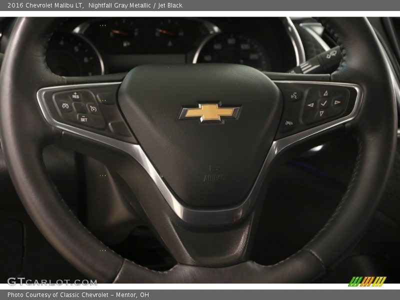 Nightfall Gray Metallic / Jet Black 2016 Chevrolet Malibu LT