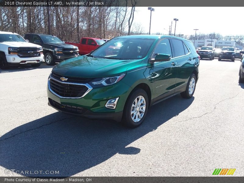 Ivy Metallic / Jet Black 2018 Chevrolet Equinox LT AWD