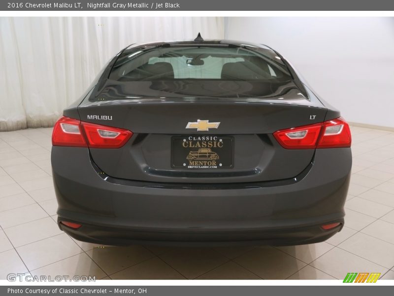 Nightfall Gray Metallic / Jet Black 2016 Chevrolet Malibu LT