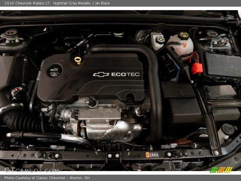 Nightfall Gray Metallic / Jet Black 2016 Chevrolet Malibu LT