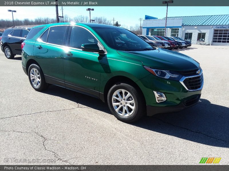 Ivy Metallic / Jet Black 2018 Chevrolet Equinox LT AWD
