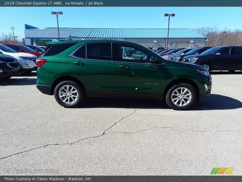 Ivy Metallic / Jet Black 2018 Chevrolet Equinox LT AWD