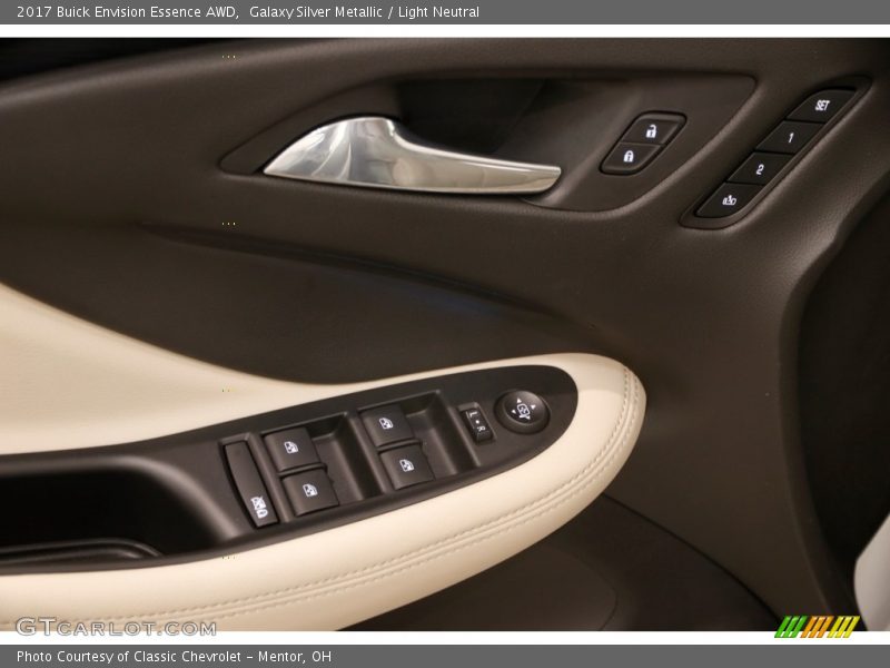 Galaxy Silver Metallic / Light Neutral 2017 Buick Envision Essence AWD