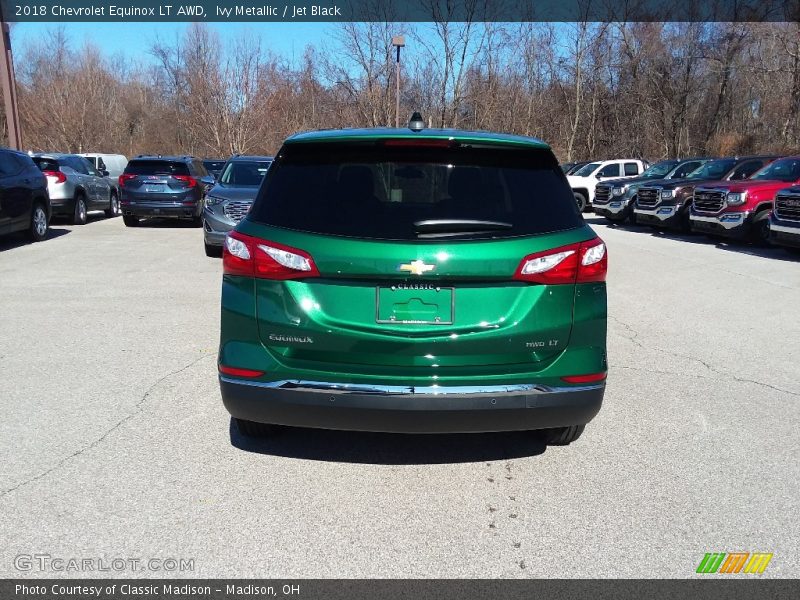 Ivy Metallic / Jet Black 2018 Chevrolet Equinox LT AWD